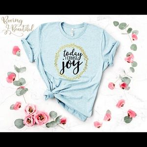 Beautiful heather ice blue shirt